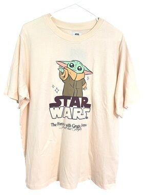 Primark Disney Star Wars Unisex Grogu Short Sleeve Graphic Tee Size Large